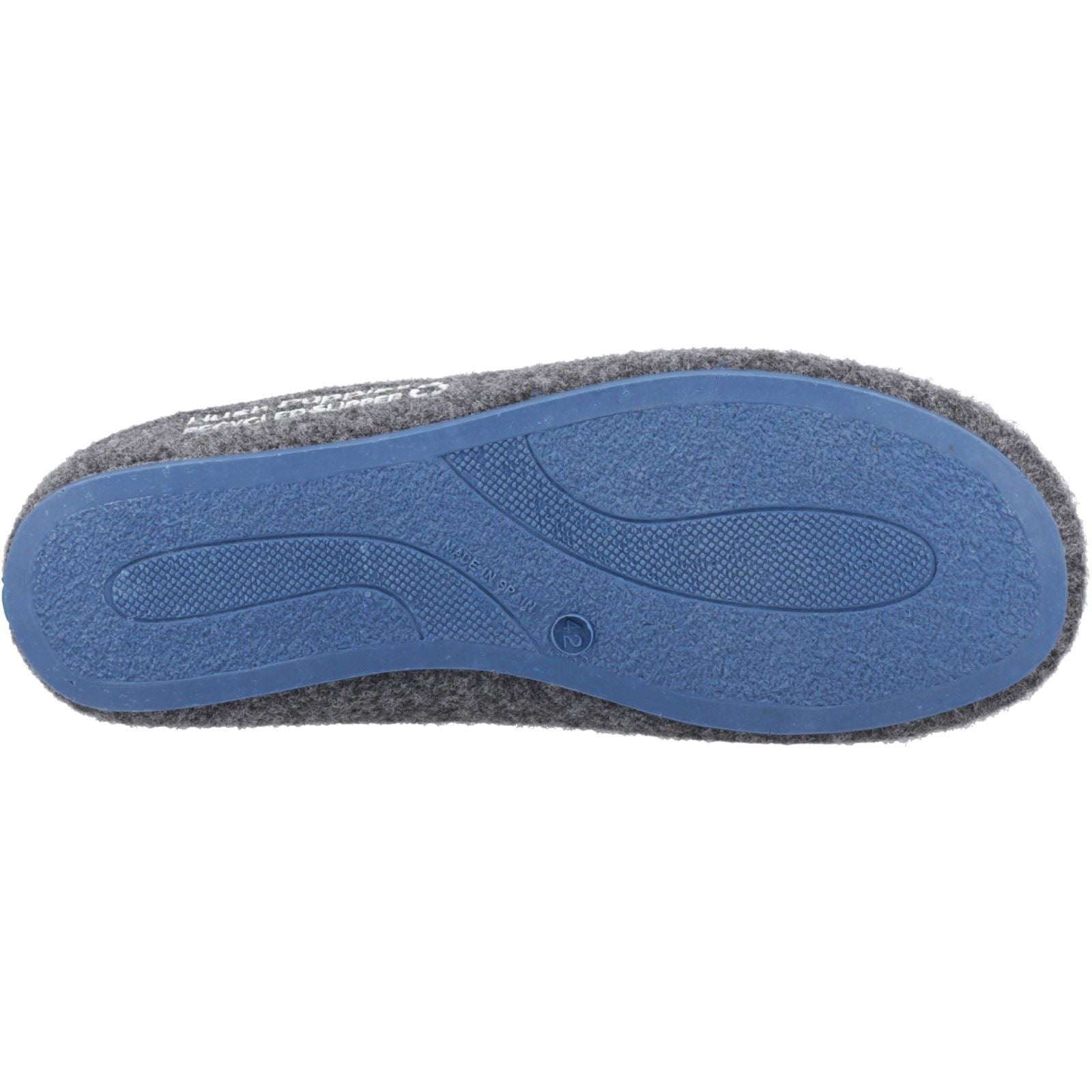 Hush Puppies The Good Slipper 90% Recycled RPET Synthetic Men's Charcoal Slippers