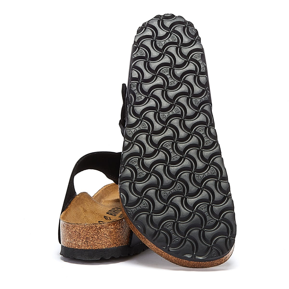 Birkenstock Gizeh Birko-Flor Womens Black Sandals