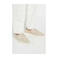 Dune Blaizerss Fabric Men's Cream Boat Shoes