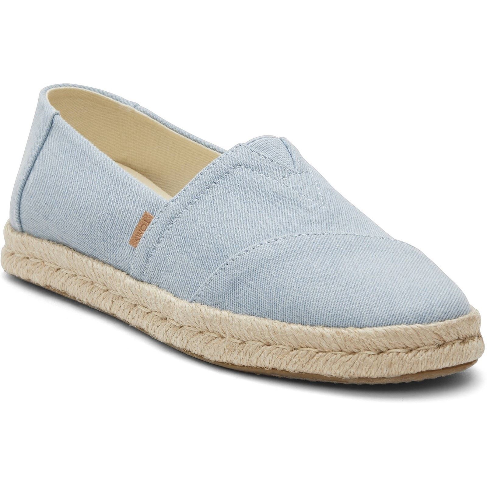 TOMS Alpargata Rope 2.0 Textile Women's Light Blue Espadrilles