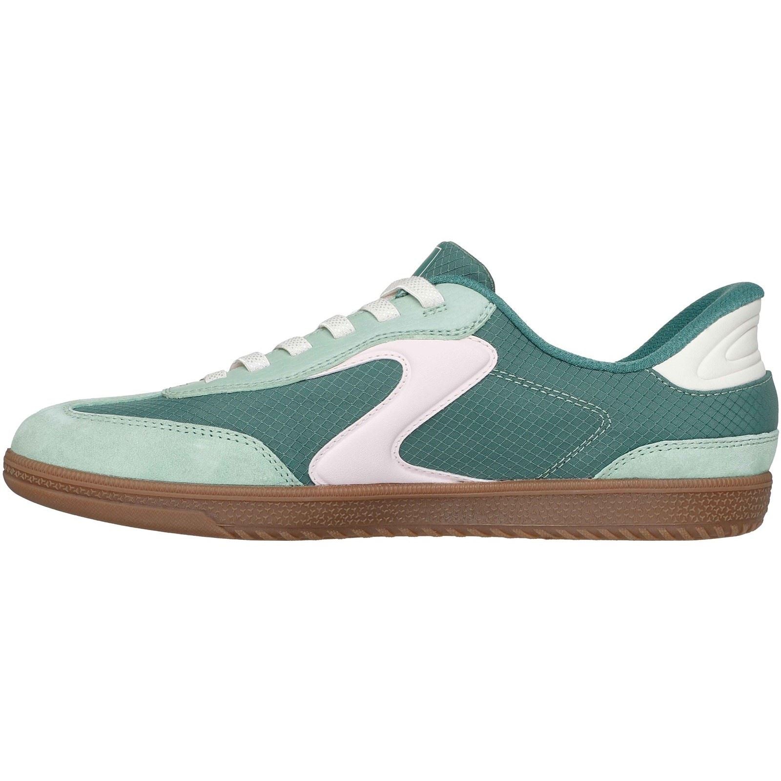 Skechers Hotshot - Everyday Ease Textile Women's Green/Pink Standard Trainers