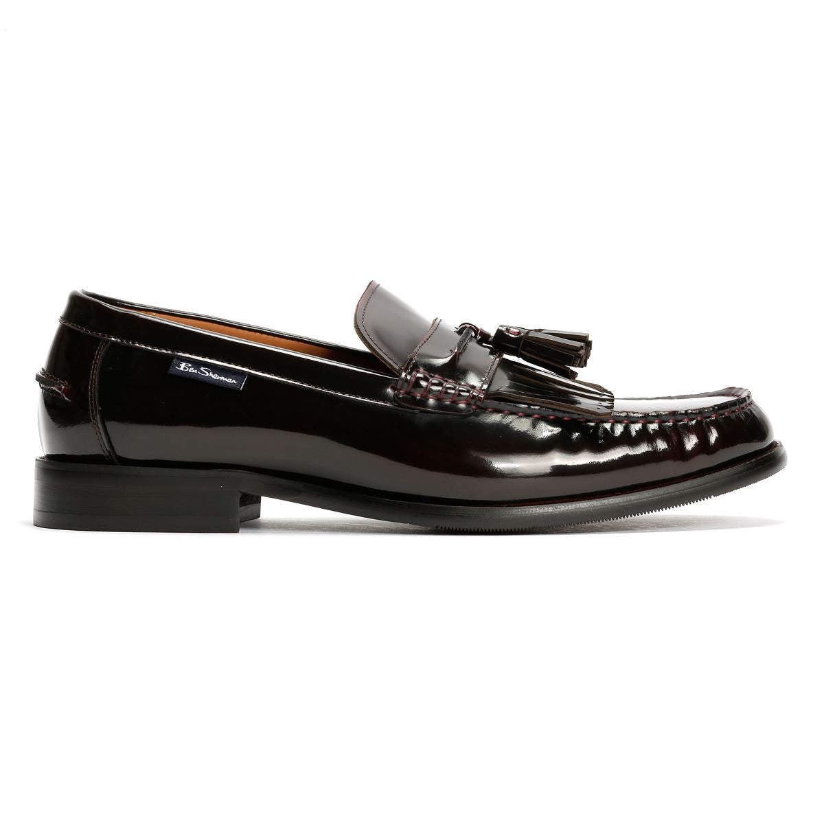 Ben Sherman Buster Leather Men's Burgundy Loafers