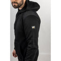 Caterpillar Essentials Synthetic Men's Black Hooded Sweatshirt
