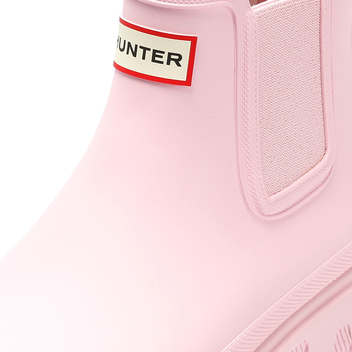 Hunter Downpour Chelsea Rubber Women's Parfait Pink Wellington Boots