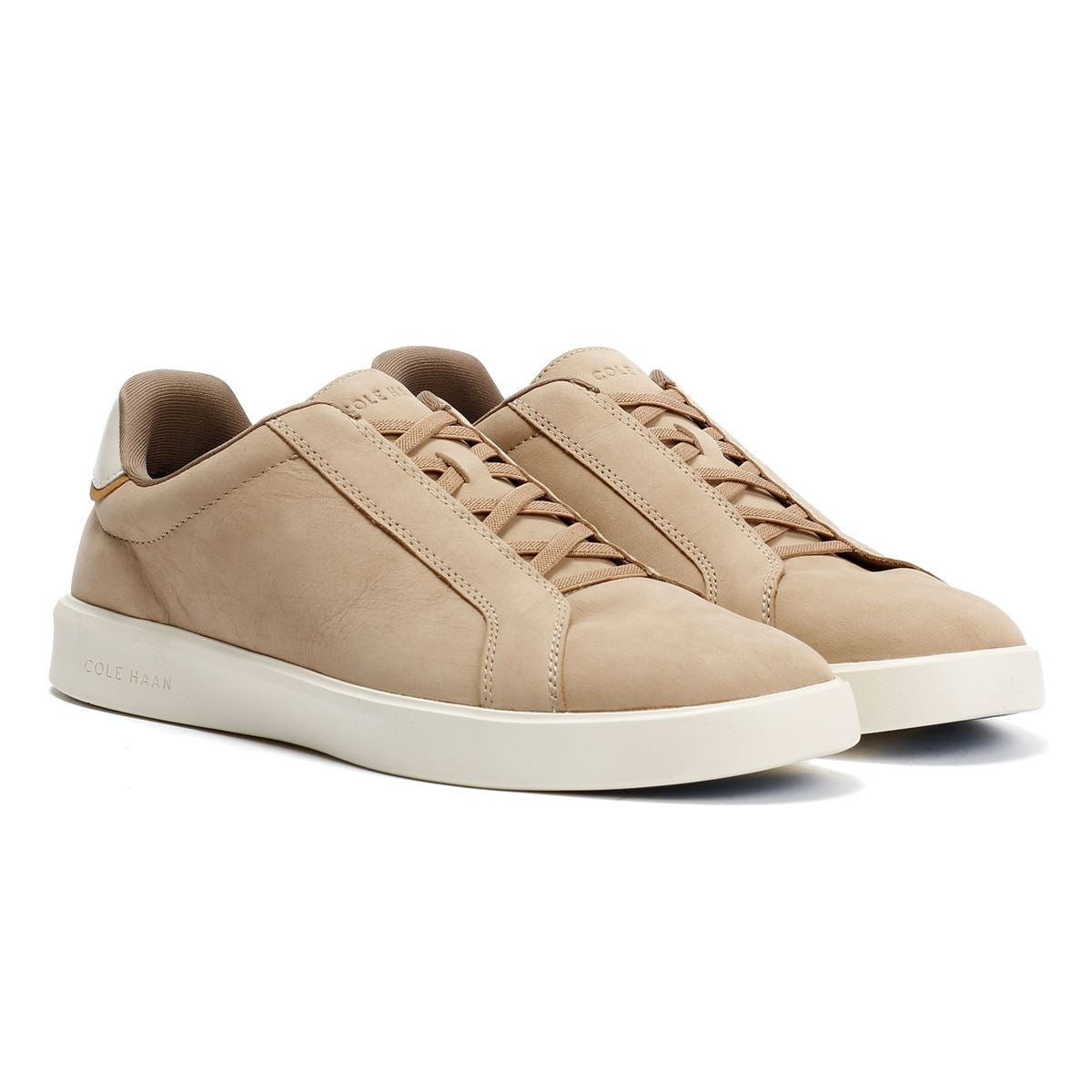 Cole Haan Grand Crosscourt Nubuck Men's Beige/Farro/Ivory Trainers
