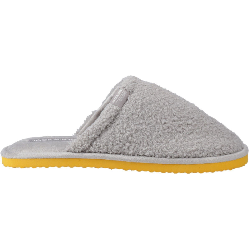 Jack & Jones Harry Fluff Synthetic Men's Frost Grey Slippers