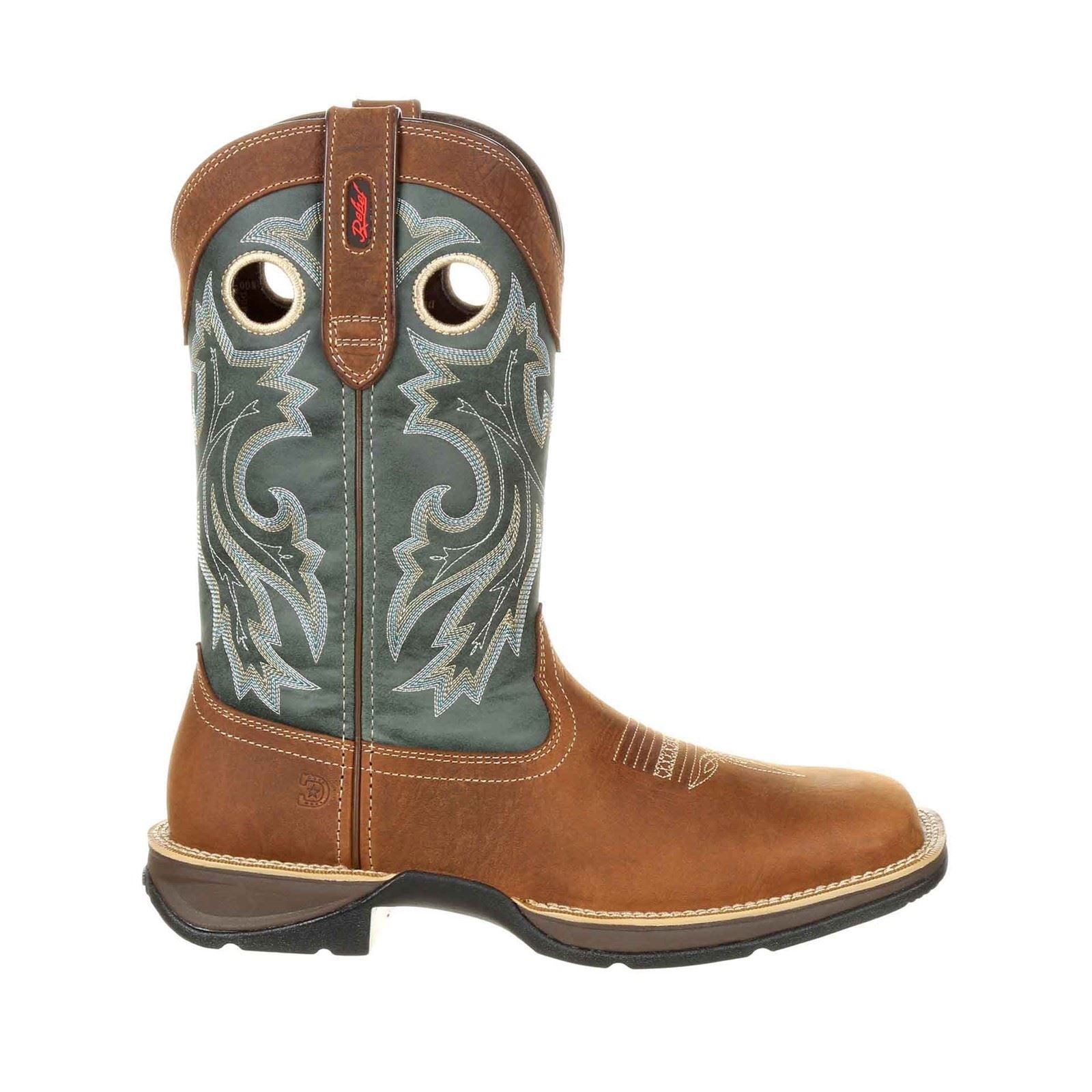 Durango Rebel Leather Men's Saddlehorn/Clover Boots