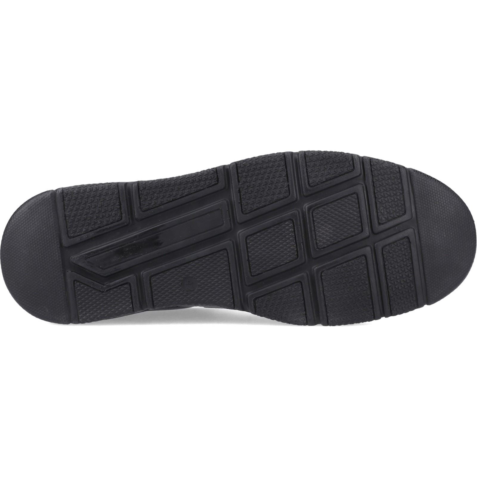 Hush Puppies Forde Touch Fastening Leather Men's Black Loafers