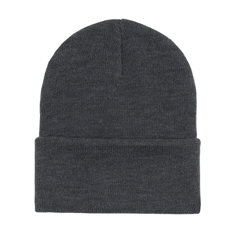 Dickies Acrylic Cuffed Grey Beanie Hat