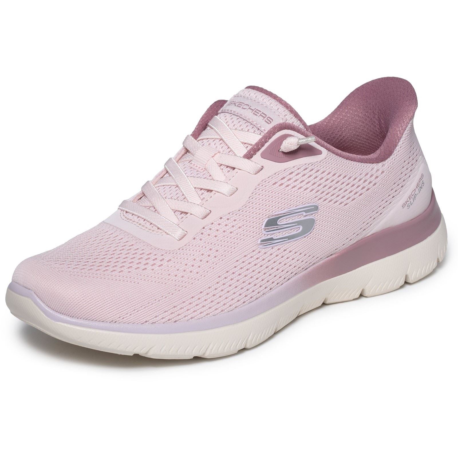Skechers Summits Sweet Skies Women's Mauve Mesh/Pink Trim Trainers