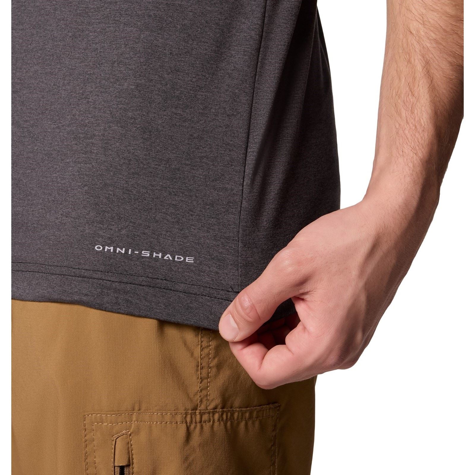 Columbia Kwick Hike Graphic SS Tee Polyester Men's Black Short Sleeve T-Shirts