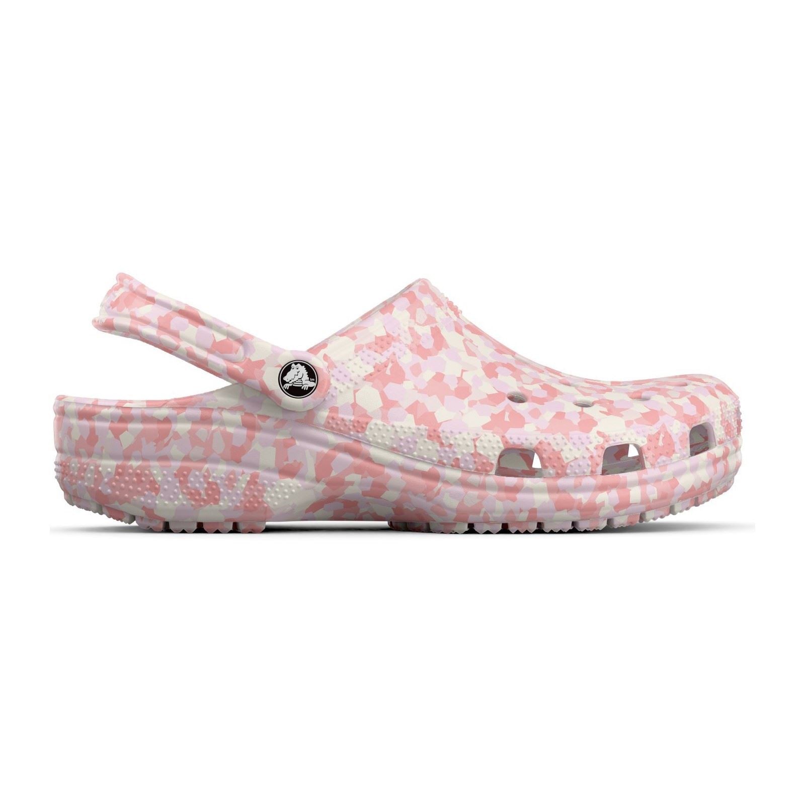 Crocs Classic Confetti Thermoplastic Women's Pink Milk/Mulit Clogs