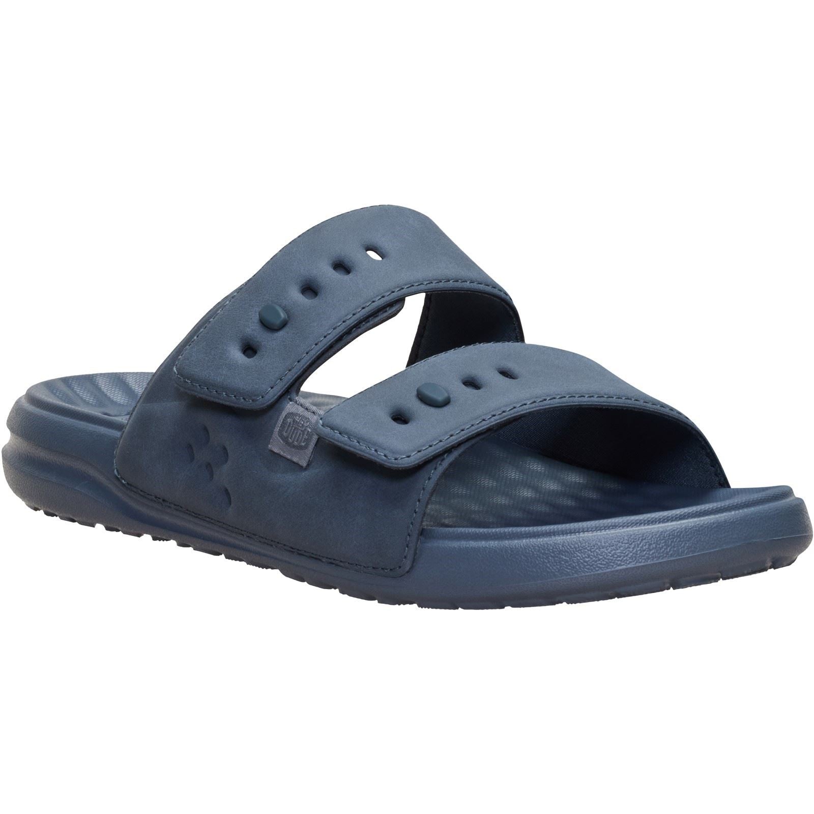 HEYDUDE Wave 2 Strap Polyurethane Men's Turbulence Grey Sandals
