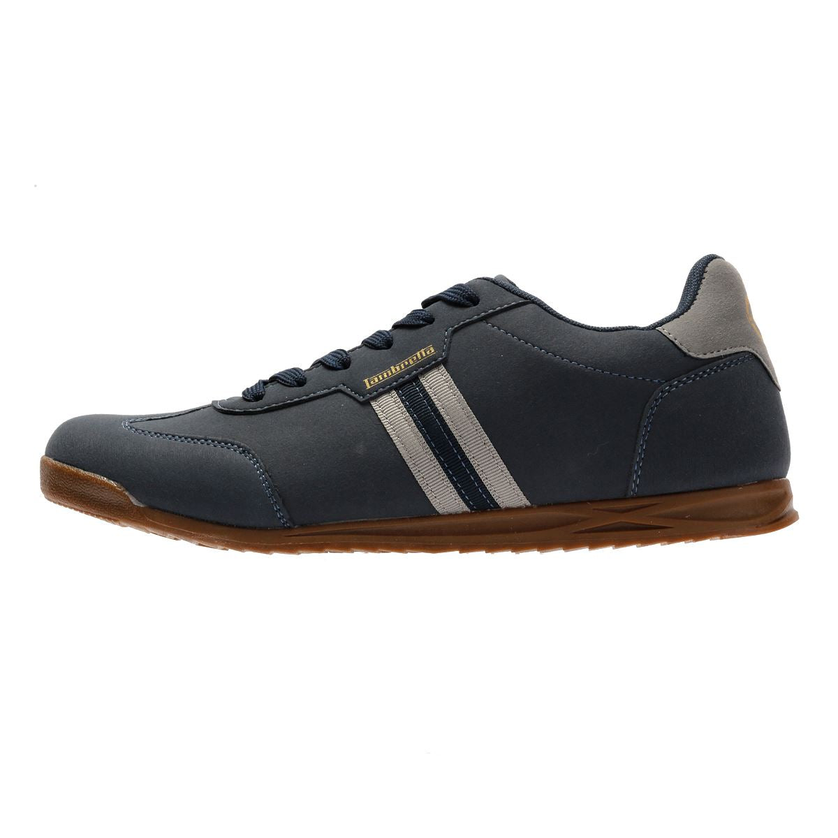 Lambretta Tackle Men's Navy/Charcoal Trainers
