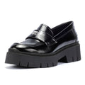 Hugo Kris Leather Women's Black Loafers