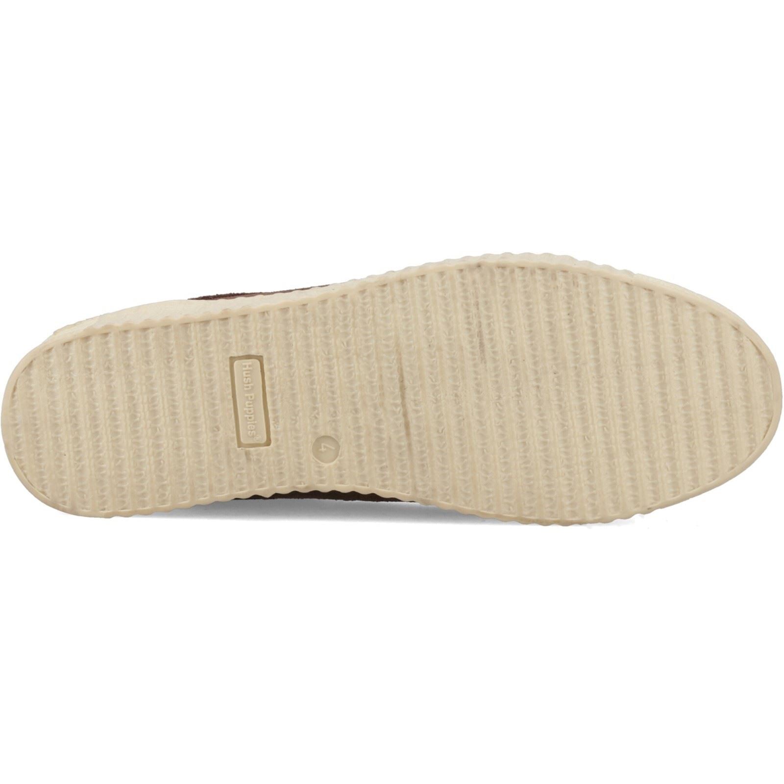Hush Puppies Tamsin Suede Suede Women's Chocolate Slim Fit Trainers