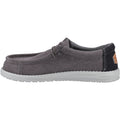 HEYDUDE Wally Workwear Synthetic Blend Men's Granite Grey/Black Moccasins Shoes