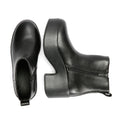 FitFlop Platfforms Heeled Leather Women's Black Boots