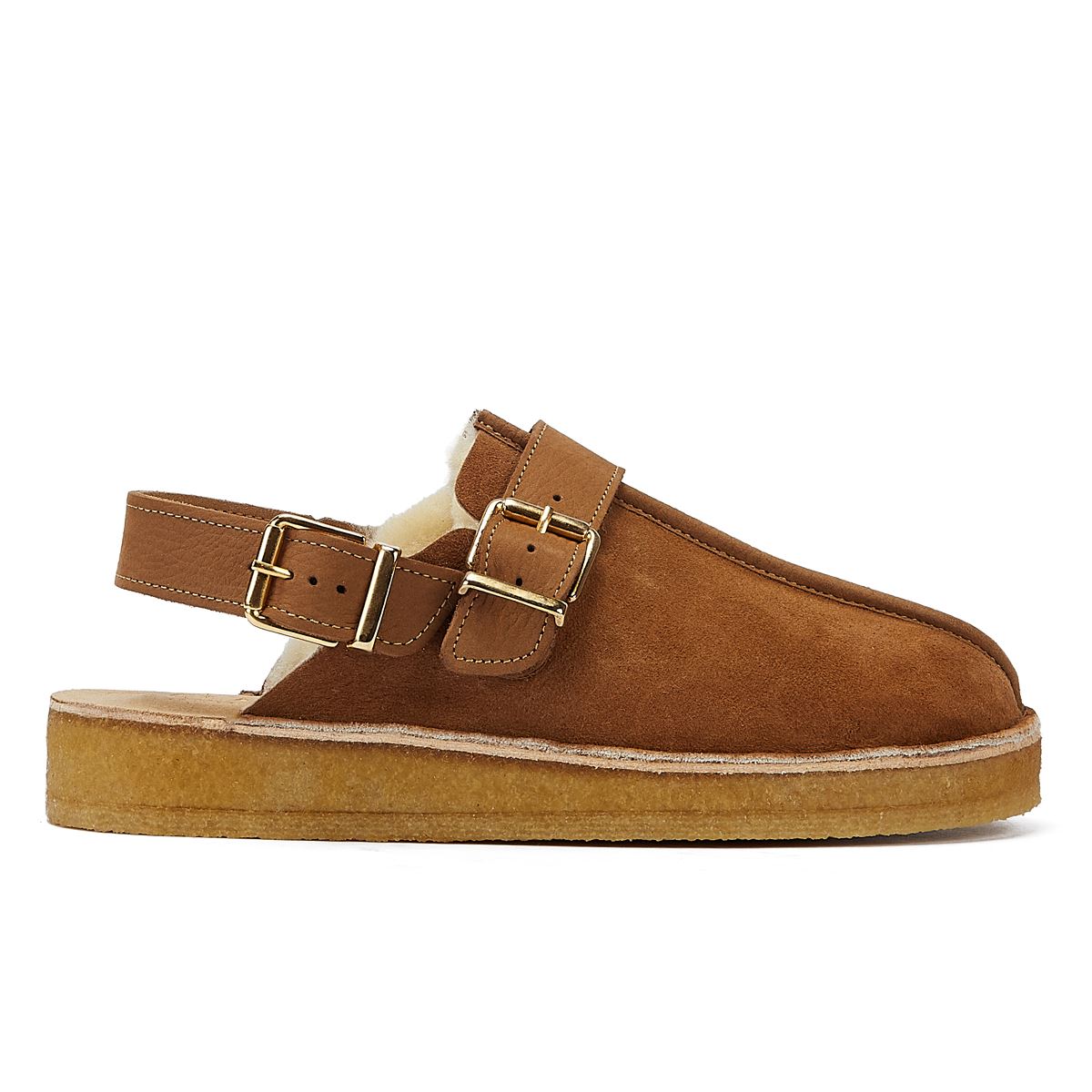 Clarks Originals Trek Mule Sling Lined Women's Caramel Comfort Shoes