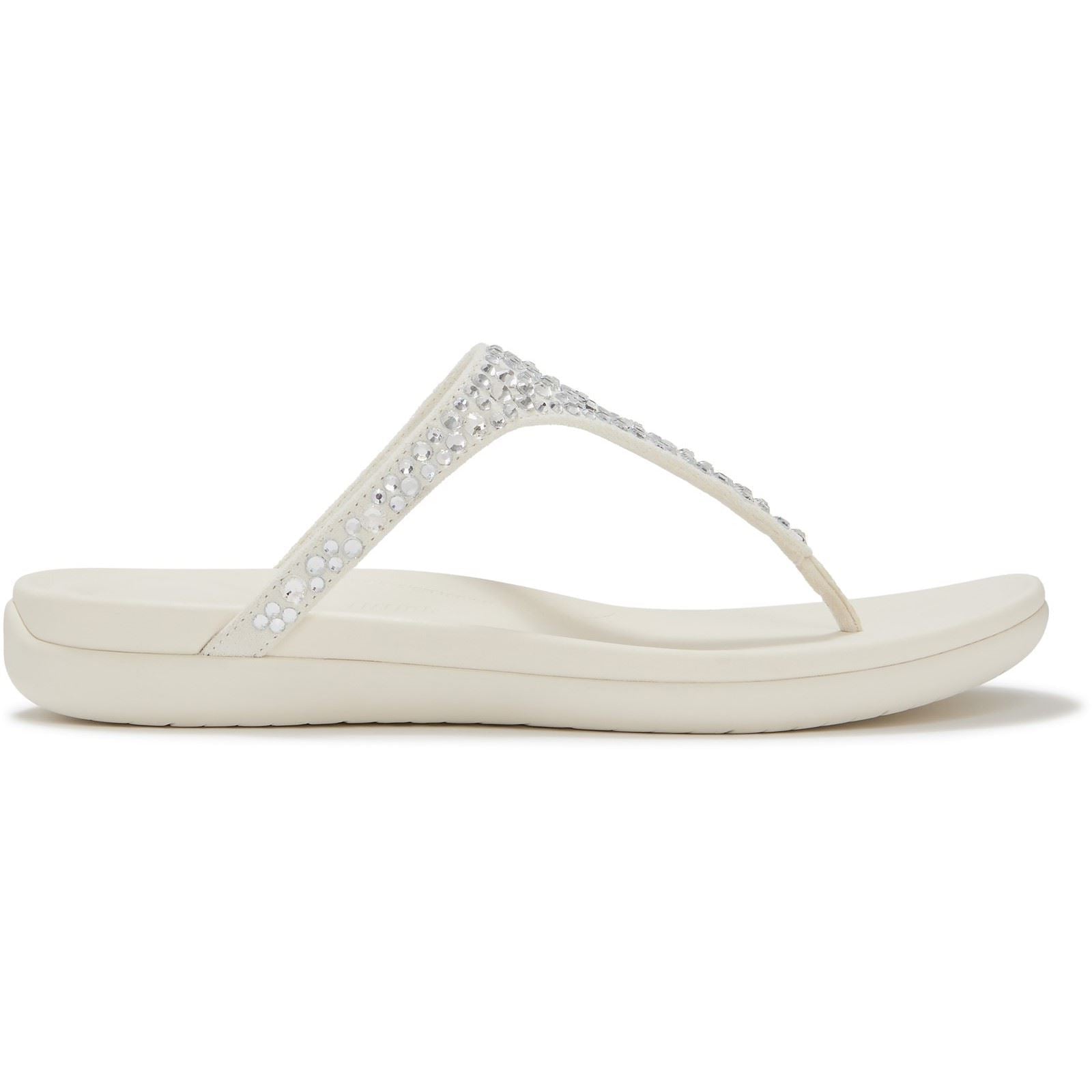 Fitflop Solay Mixed-Crystal Textile Women's Cream Sandals