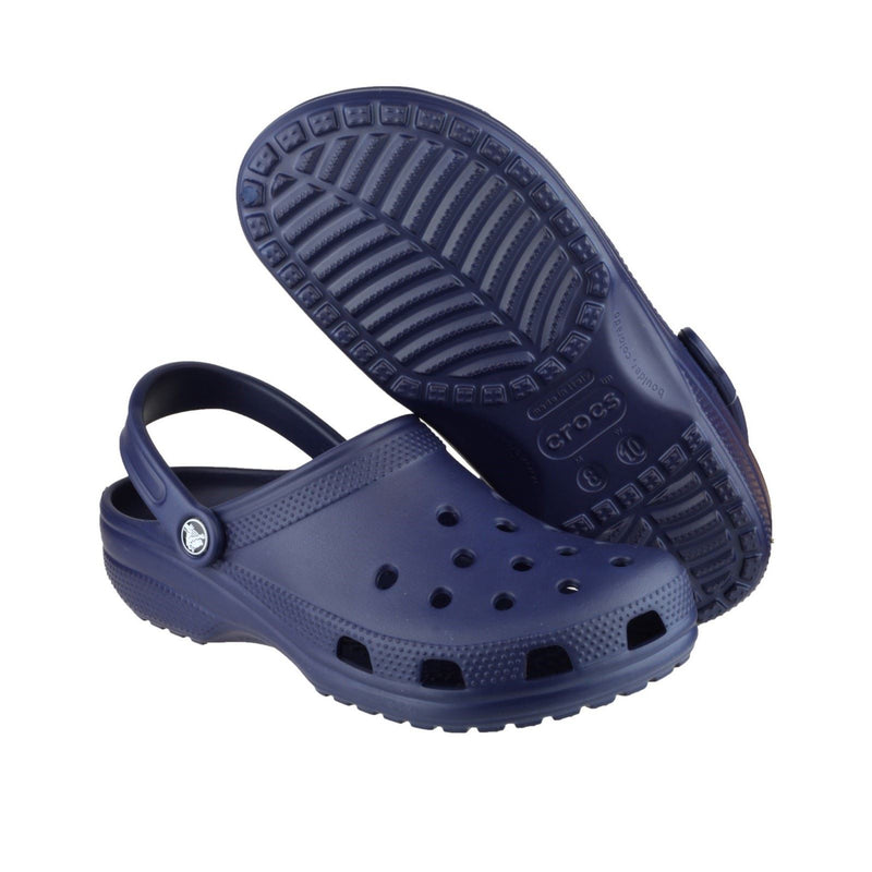 Crocs Classic Croslite Rubber Navy Clogs