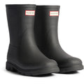 Hunter Downpour Short Insulated Boot Rubber Women's Black Wellington Boots