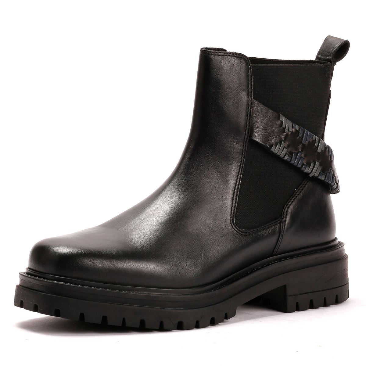 Osprey London The Guildford Chelsea Leather Women's Black Boots