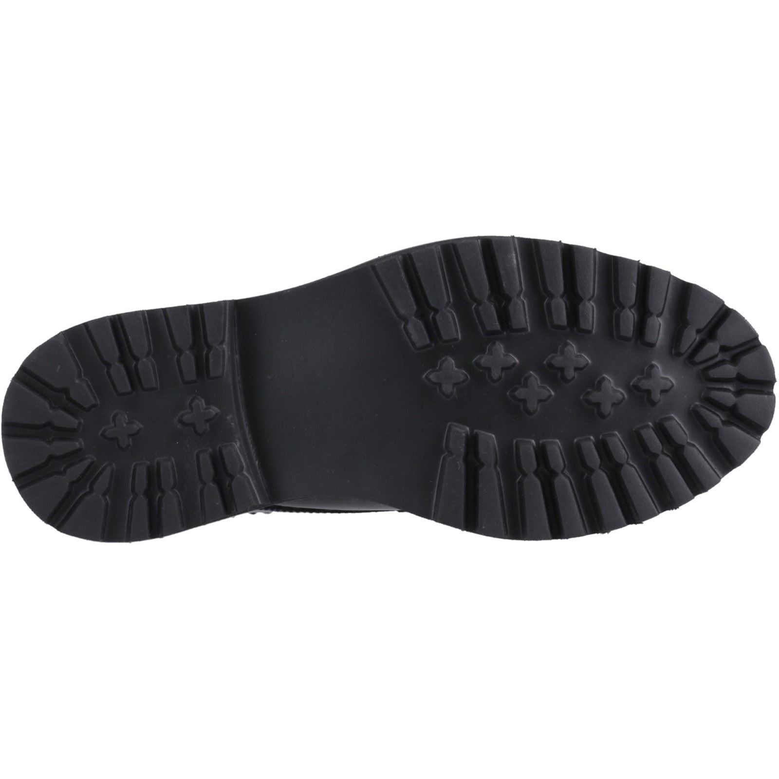 Hush Puppies Gabi Lace Up Leather Girls's Black Brogues