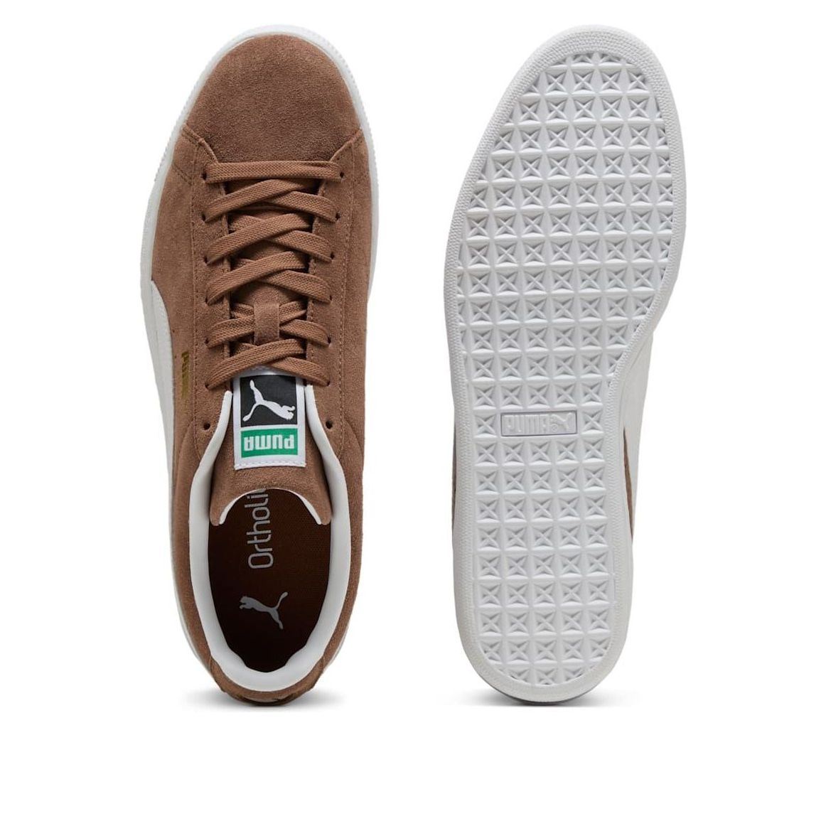 Puma Classic Suede Haute Coffee/White Trainers