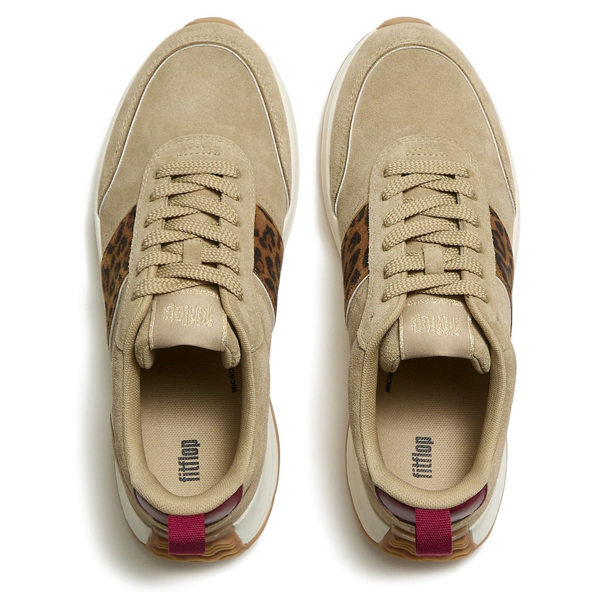 Fitflop F-Mode Flow Suede Women's Cappuccino Trainers