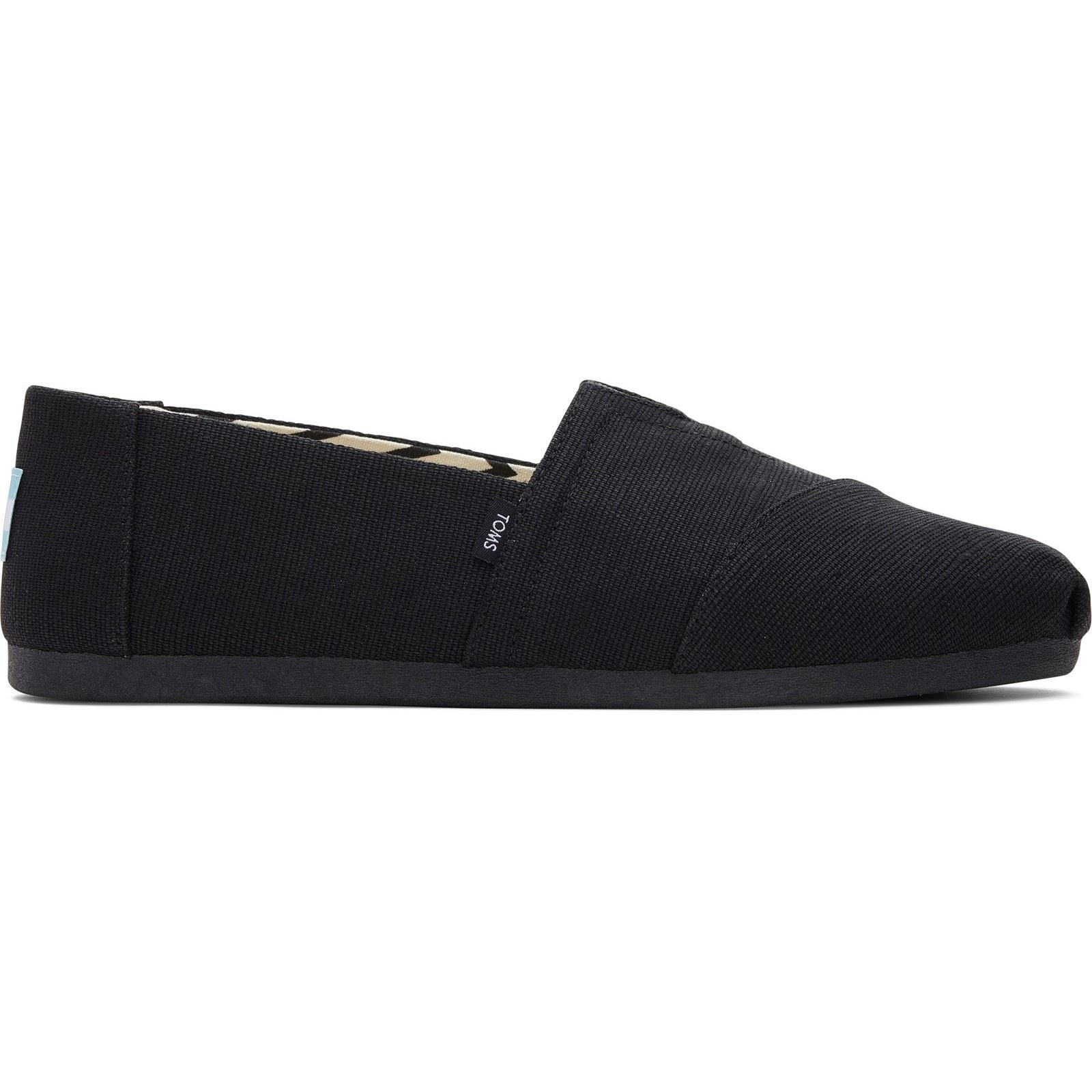 TOMS Alpargata Classic Cotton Men's Black Espadrilles