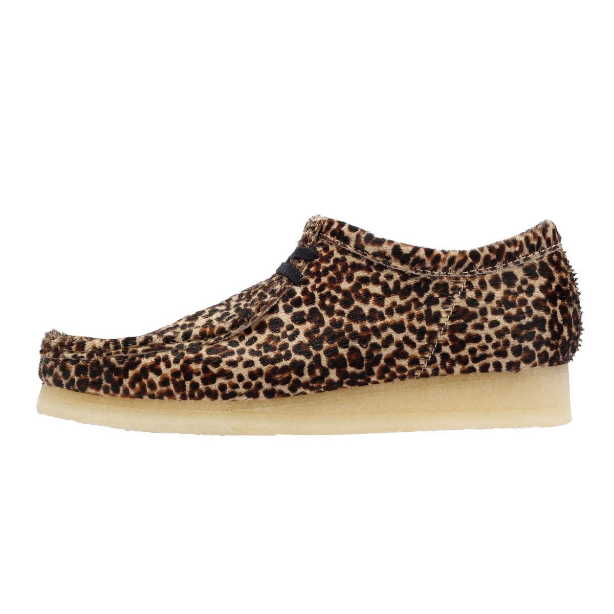Clarks Originals Wallabee Harajuku Hair-On Leather Men's Leopard Lace-Up Shoes