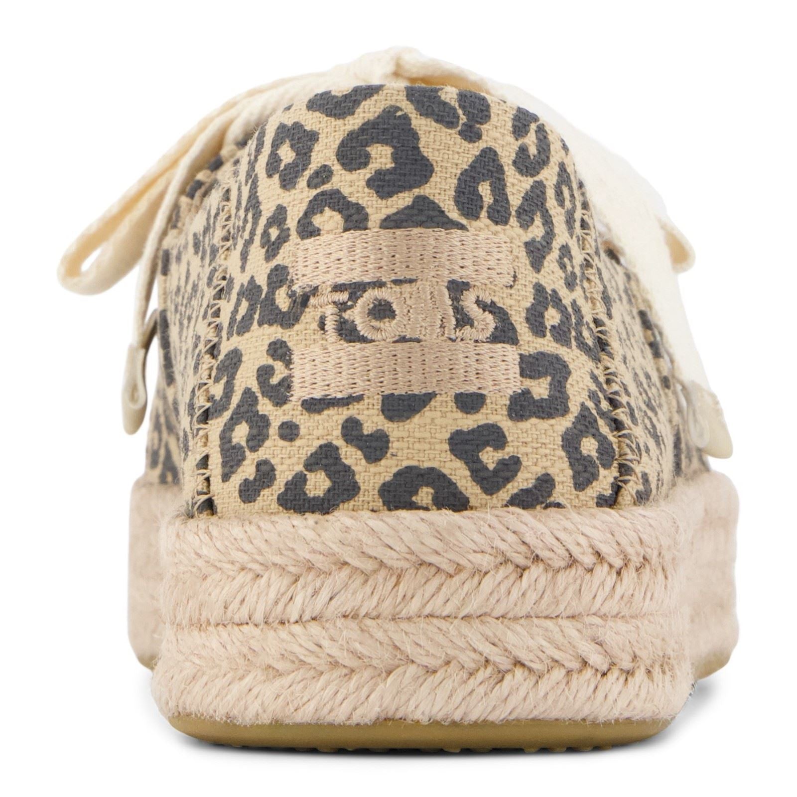 TOMS Carolina Lace Up Cotton Women's Oatmeal Espadrilles