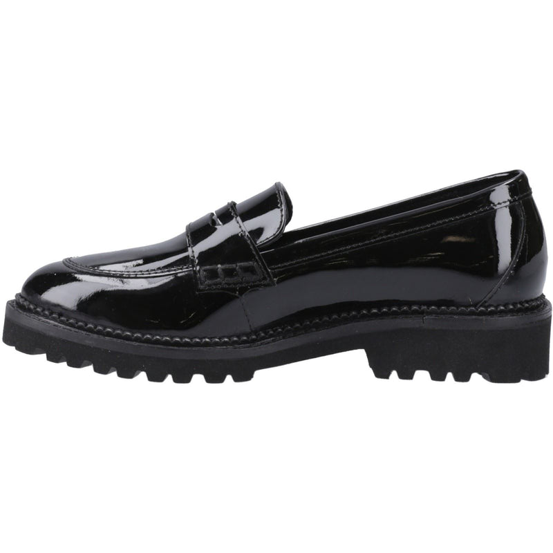 Hush Puppies Grazia Leather Girls's Black Loafers