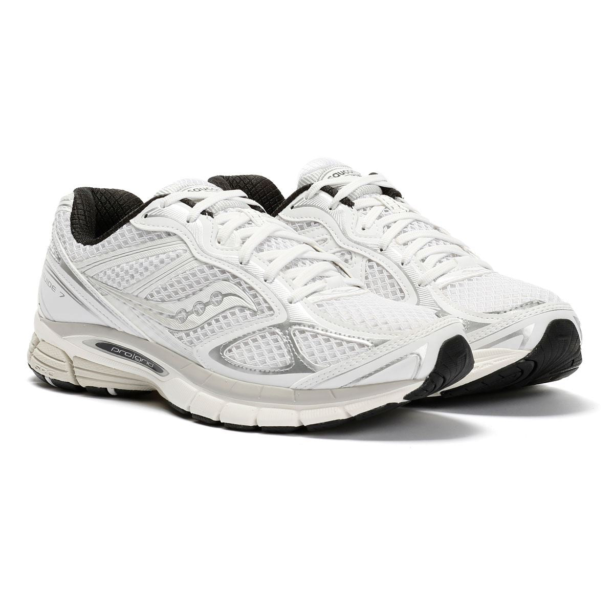Saucony ProGrid Guide 7 White/Black Trainers