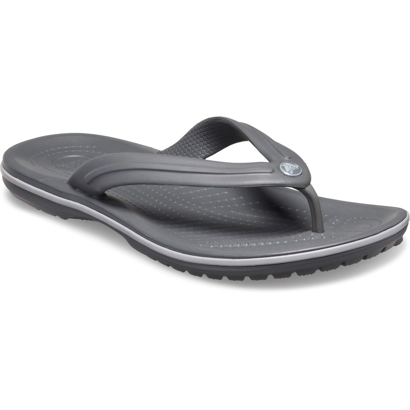 Crocs Crocband Flip Thermoplastic Men's Slate Grey/Smoke Flip Flops