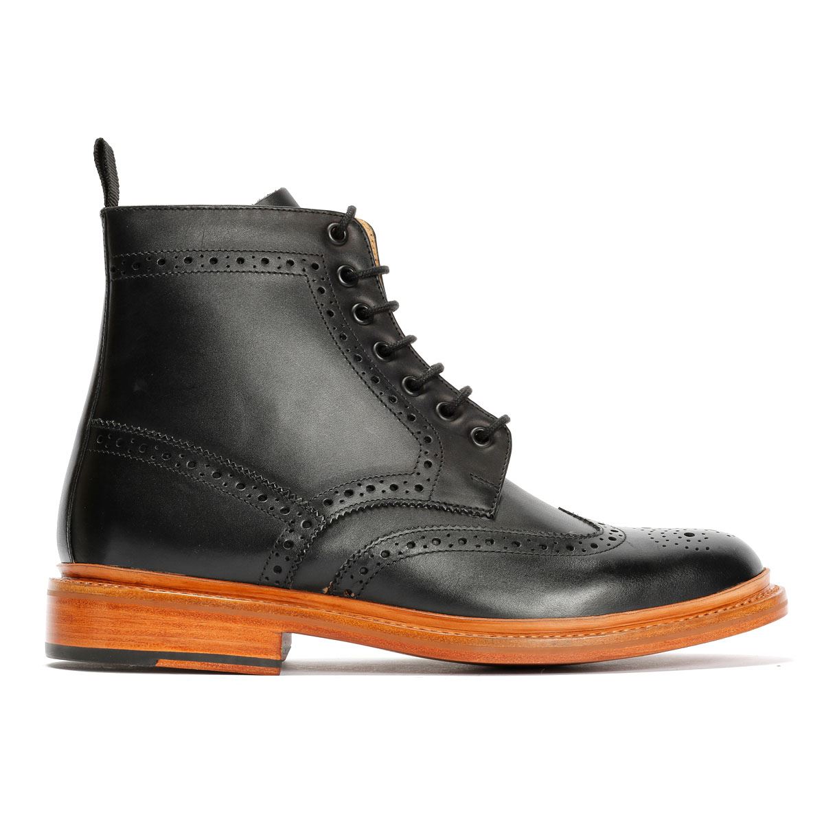 Chapman & Moore Walter Brogue Leather Men's Brown Boots