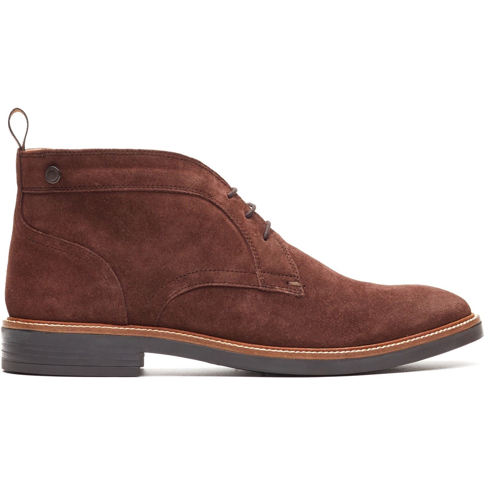 Base London Lincoln Chukka Leather Men's Brown Boots