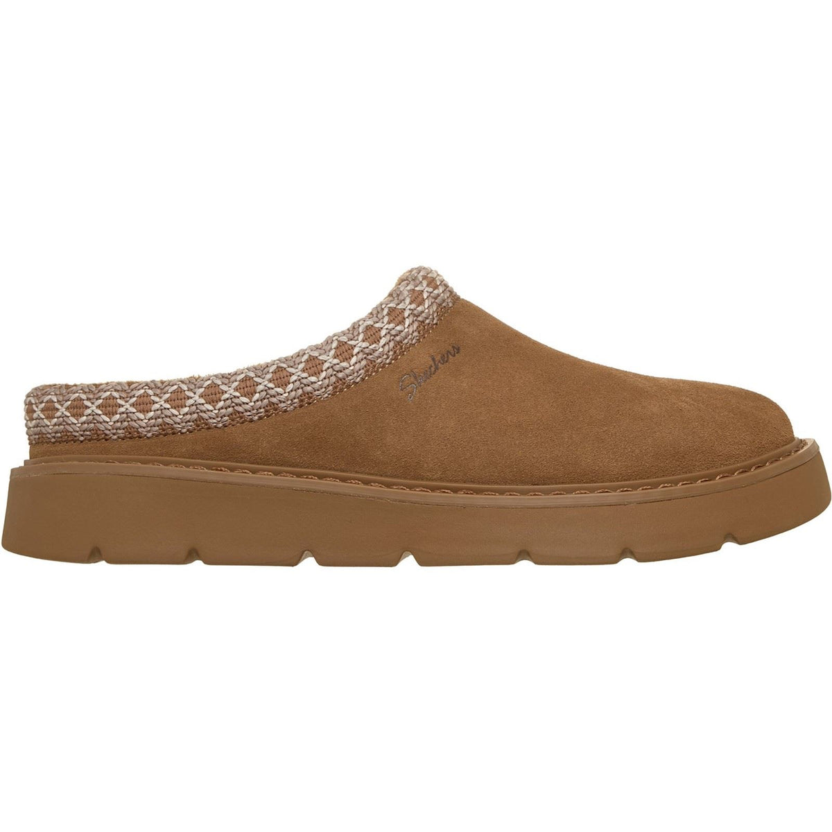 Skechers Keepsakes Cozy Cascade Leather Women's Chestnut Slippers