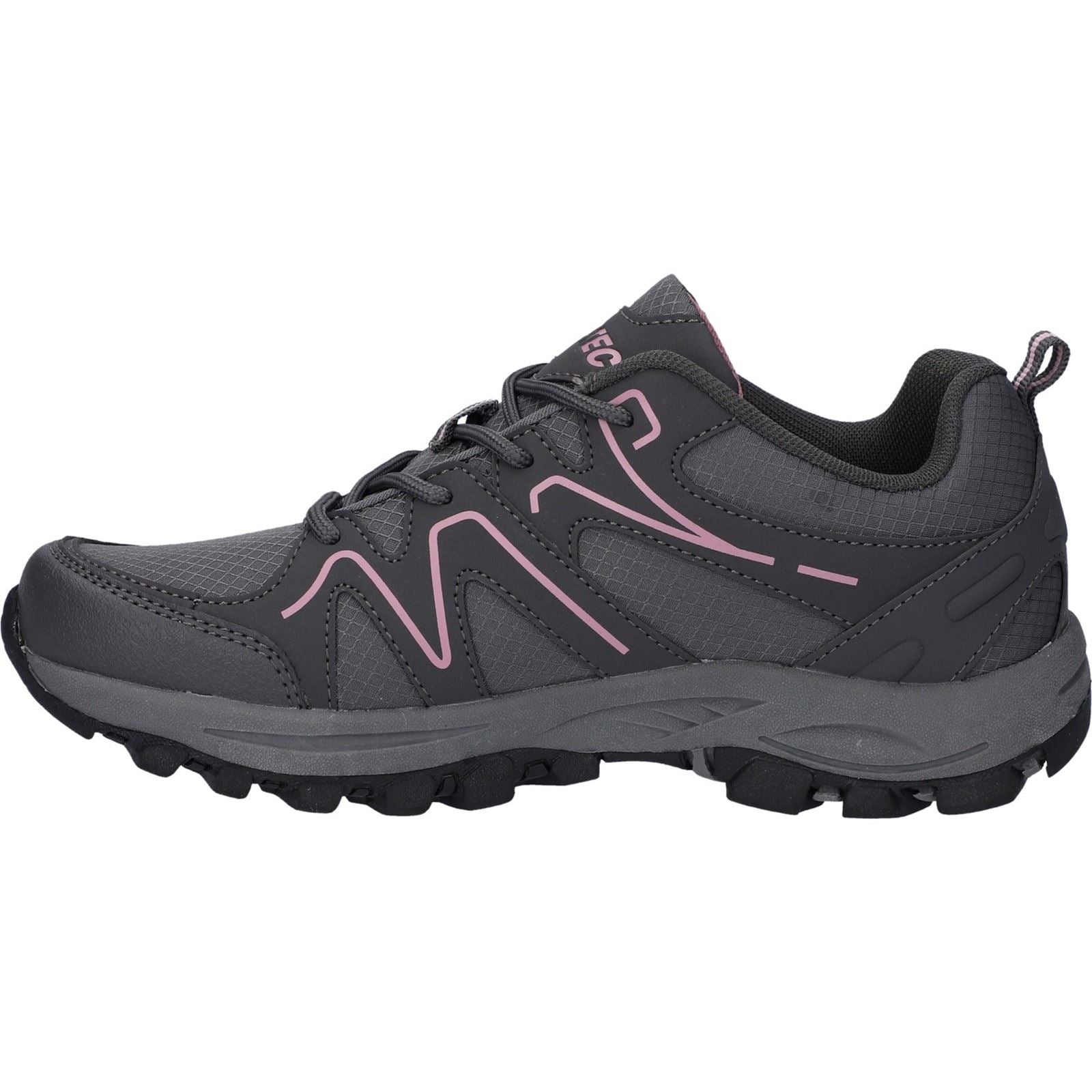 Hi-Tec Maine Synthetic Women's Steel Grey Charcoal Hiking Boots