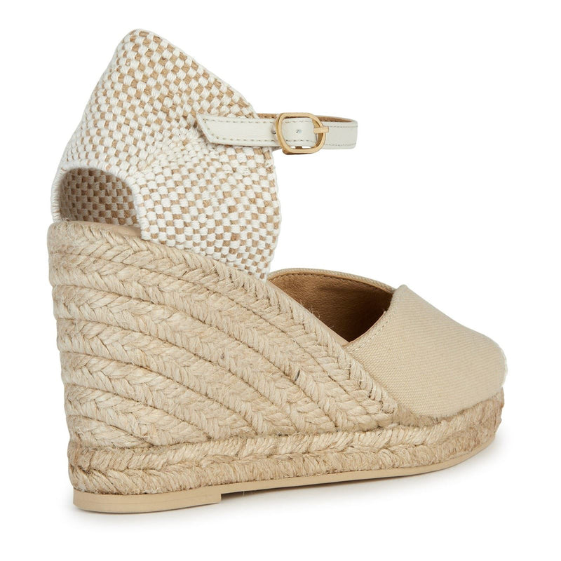 Geox D GELSA Textile Women's Light Sand Sandals