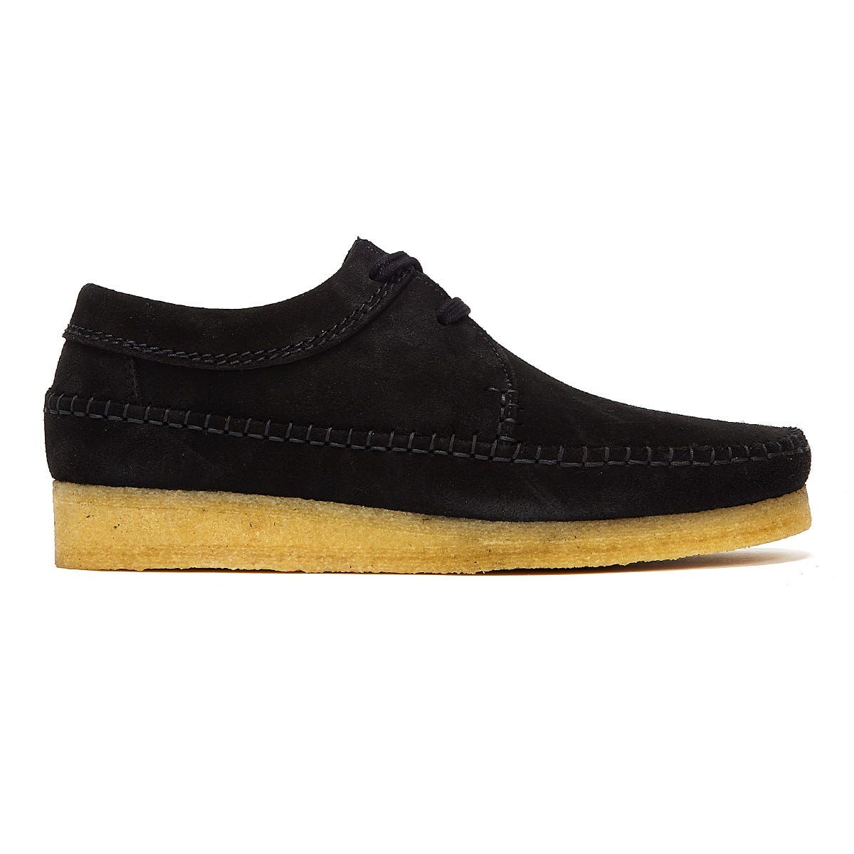 Clarks Originals Weaver Mens Black Moccasin