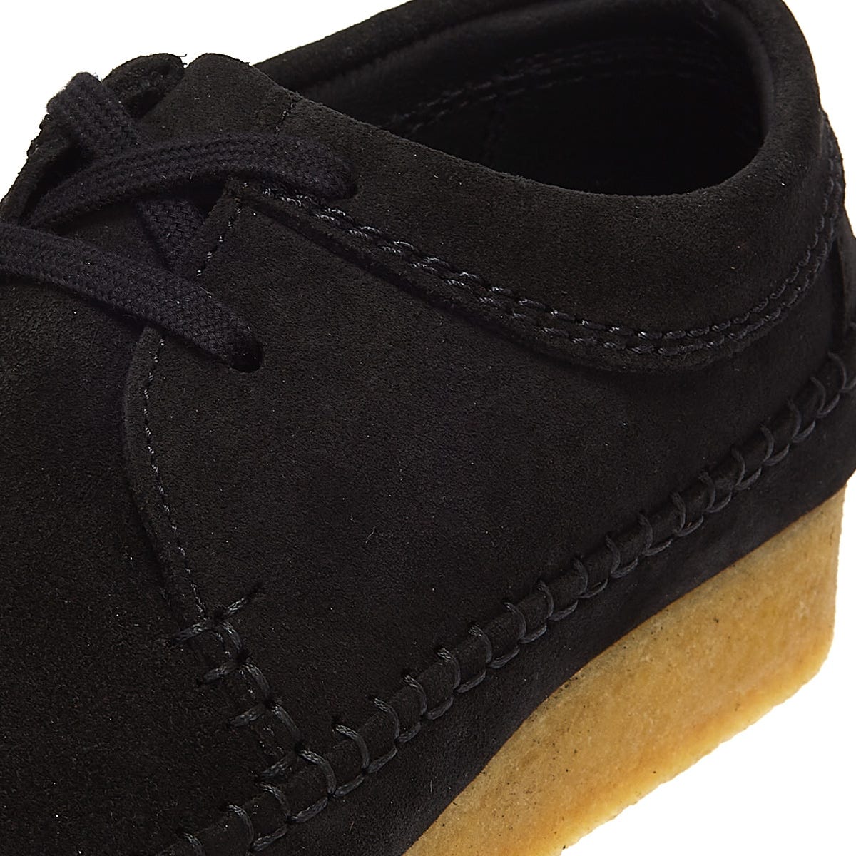 Clarks Originals Weaver Mens Black Moccasin