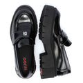 Hugo Kris Leather Women's Black Loafers