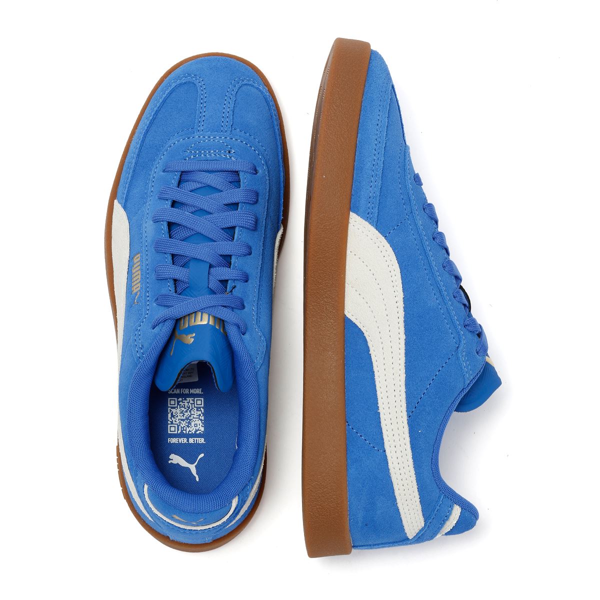 Puma Club II Era Suede Mountain Blue Trainers