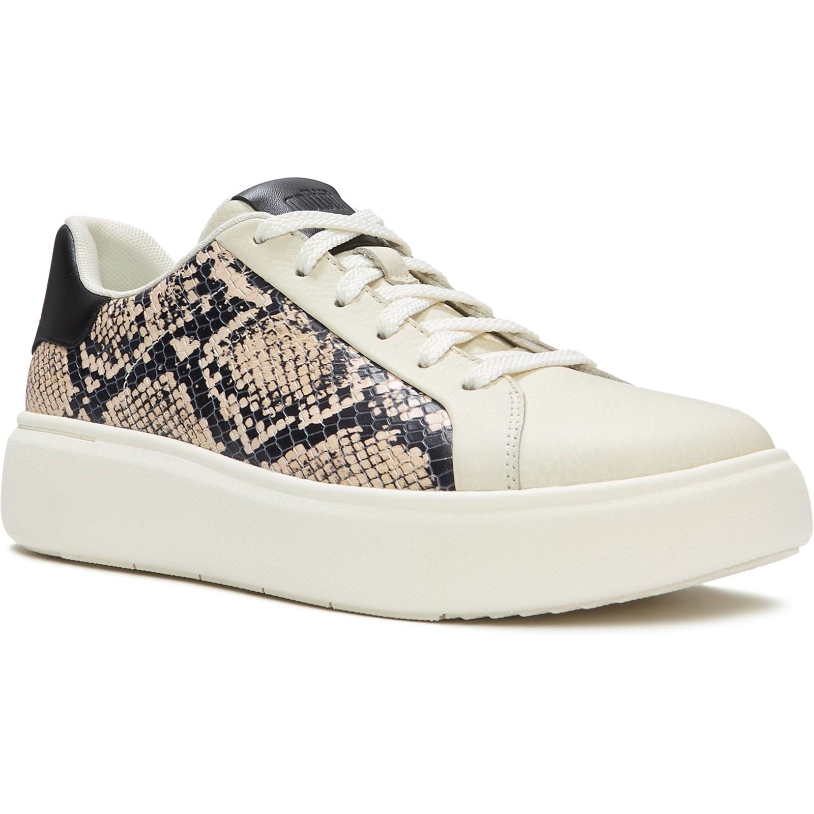 Fitflop RTG Lace Up Leather Women's Hazy Taupe/Black Trainers
