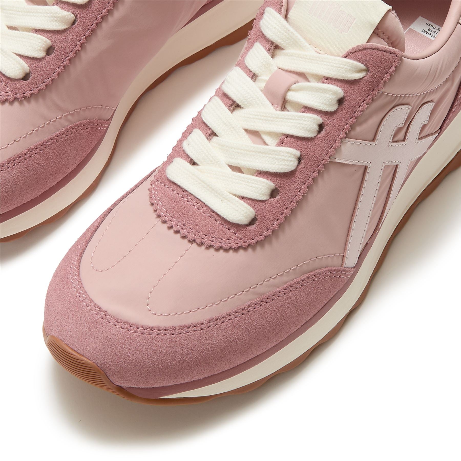 FitFlop X Pantone Retro-Q Suede Women's Rose Trainers