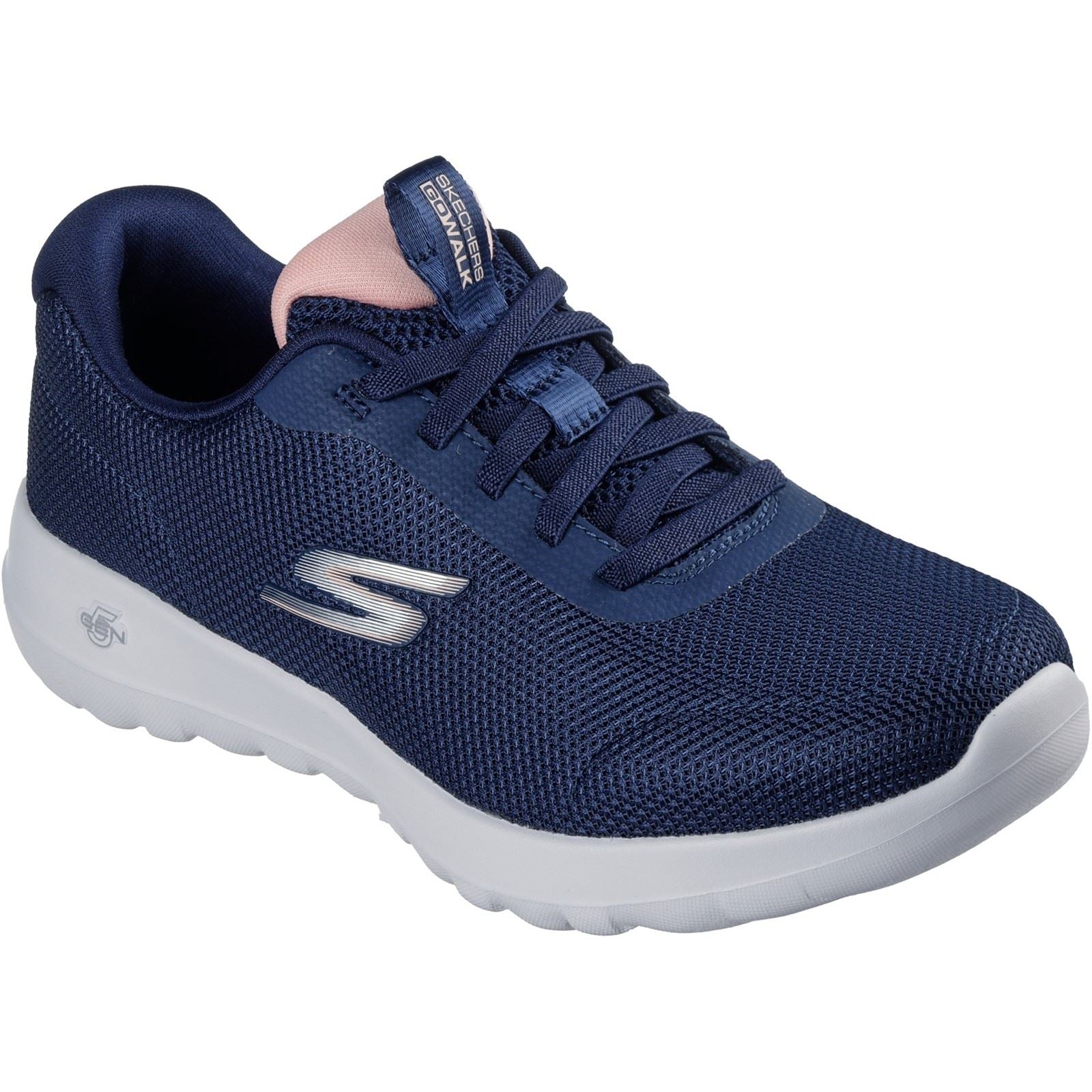 Skechers GO WALK Joy Rina Textile Women's Navy/Pink Trainers