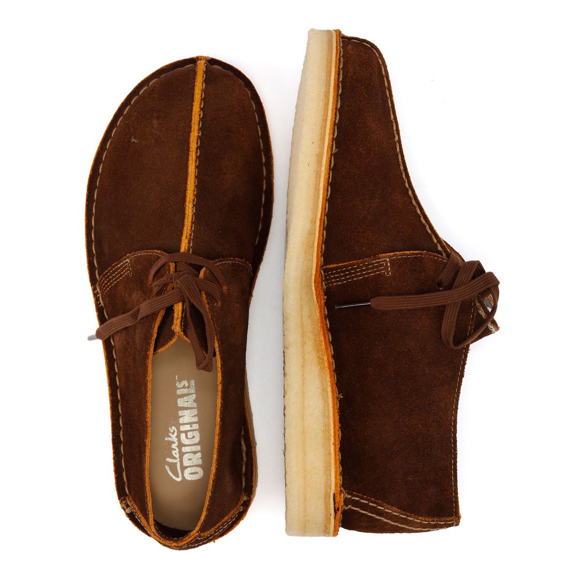 Clarks Originals Desert Trek Suede Men's Brown Shoes