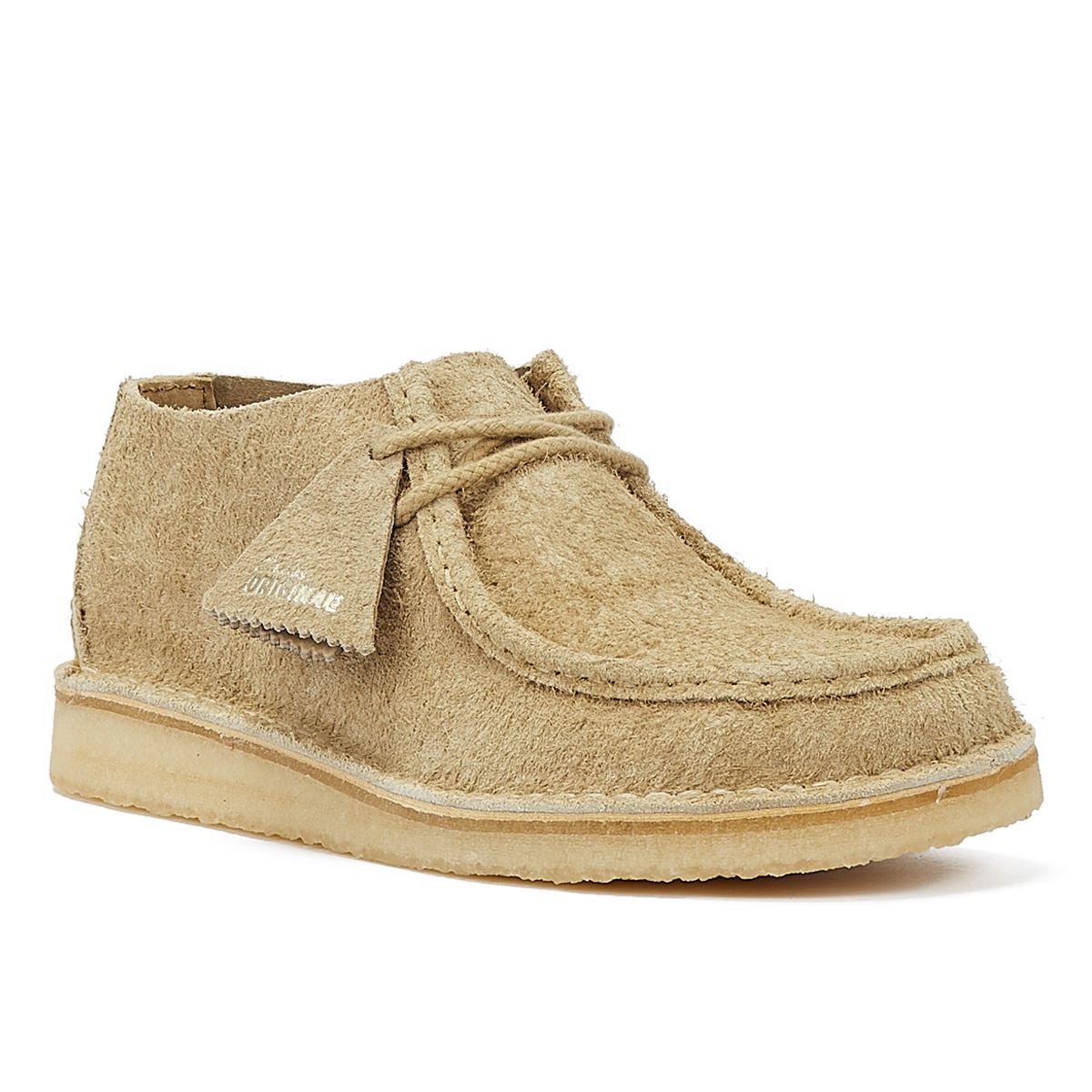 Clarks Originals Desert Nomad Maple Hairy Suede Men's Maple Boots